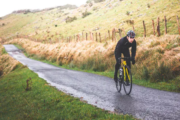 Man biking